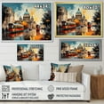 thumbnail image 4 of Designart "Rome City composition" Cityscapes Floater Framed Canvas Print, 4 of 7