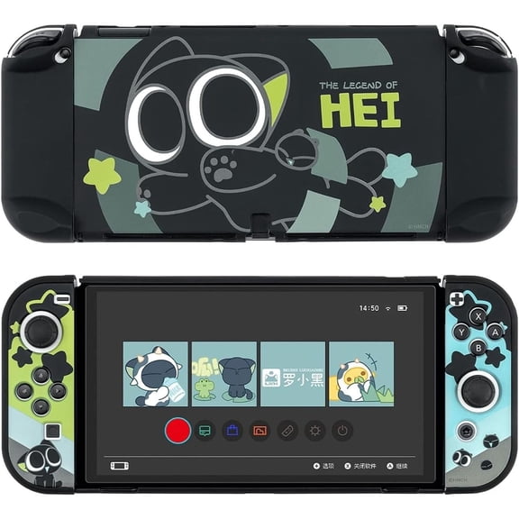 GeekShare Protective Case for Switch OLED Console & Joy Con Hard Cover The HEI Series