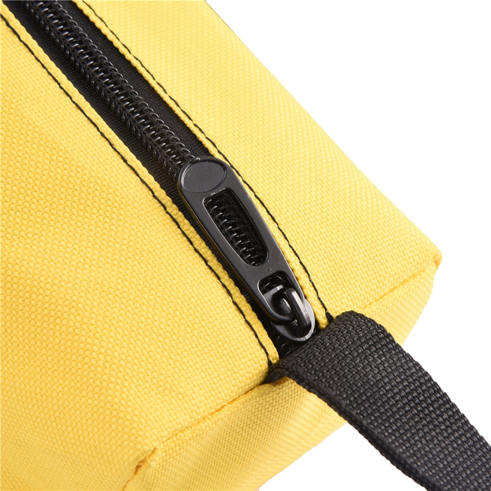 5 Colors Electrician Wrist Tool Belt Storage Bag Zipper Pouch Waterproof Canvas 