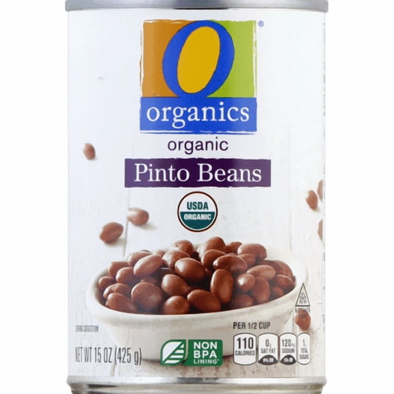 O O Beans, Organic, Pinto 15 oz