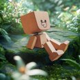 thumbnail image 6 of DAMAI Shaking Wooden Man Figurine,Handmade Shaking Feet Wooden Doll,Funny Wood Desktop Decor,ortable Car Dashboard Decorations Car Ornaments for Men(Signgle D), 6 of 8