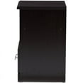 thumbnail image 5 of Baxton Studio Odelia 1 Drawer Nightstand in Wenge Brown, 5 of 9