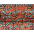 thumbnail image 4 of oneOone Velvet Orange Fabric Abstracts Dress Material Fabric Print Fabric By The Yard 58 Inch Wide, 4 of 5