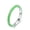 Green, variant on Sterling Silver Womens Ring Epoxy Enamel Geometric Design With Gem Inlays Gift For Her Sizes 5 US And 6 US Fit
