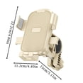 thumbnail image 3 of Universal Motorcycle Phone Mount, Mechanical Lock Bicycle Cell Phone Holder for Handlebar Rearview Mirror, Anti Shake Electric Bike Scooter Navigation Bracket for Delivery Riders, Cycling Gift, 3 of 6