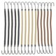 thumbnail image 4 of 15PCS Ponytail Holders Hooks Elastic Hair Ties for Thick Hair Comfortable Styling Accessories for Women, Suitable for Workout, Yoga & Daily Use, No, 4 of 5