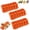 3pcs, variant on Chick Feeder, Flip-Top Plastic Poultry Feeder for Birds