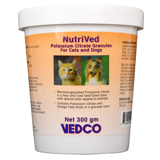 NutriVed Potassium Citrate Granules for Cats & Dogs (300 g)