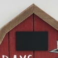 thumbnail image 6 of Parisloft Countdown to Christmas Barn Shaped Wood Tabletop Sign with Chalkboard, 6 of 12
