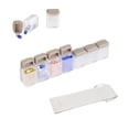 thumbnail image 1 of Pastillero del organizador semanal | Cierre magnético | Soporte de medicamento portátil compacto | Múltiples compartimentos | Construcción duradera | Fácil gestión de la medicación | 1 recuento, 1 of 5