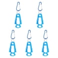 thumbnail image 1 of Clip para guantes de exterior de 5 piezas, clip anticaída para exteriores, soporte para clip para guantes de aleación de aluminio, clip antipérdida Azul, 1 of 8