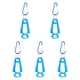 thumbnail image 1 of 5 piezas de abrazaderas para guantes de exterior, gancho multiusos para construcción al aire libre Azul, 1 of 9