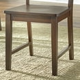 thumbnail image 5 of TMS Virginia Indoor Cross-Back Dining Chair, Set of 2, Espresso, 5 of 7