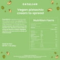 thumbnail image 2 of EATALIAN by AMZ BETTER Vegan Pistachio Cream, 17.63 oz/ 500 gr, Delicious vegan spread with a uniquely sweet taste, Ideal on bread, Perfect with ice cream, Excellent for Dubai Chocolate, Made in Ital, 2 of 8