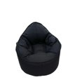 thumbnail image 2 of (Ensemble de 2) Bean Bag Chaise en Noir, 2 of 4