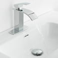thumbnail image 3 of Bathroom Faucet Waterfall Single Handle/Hole Bathroom Sink Faucet 6“ Cover, 3 of 13