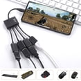 thumbnail image 6 of OTG Cable Adapter Cable Micro USB Data Transmission 1 to 4 Type c to USB Converter Cable for Mobile Phone Laptop, 6 of 8