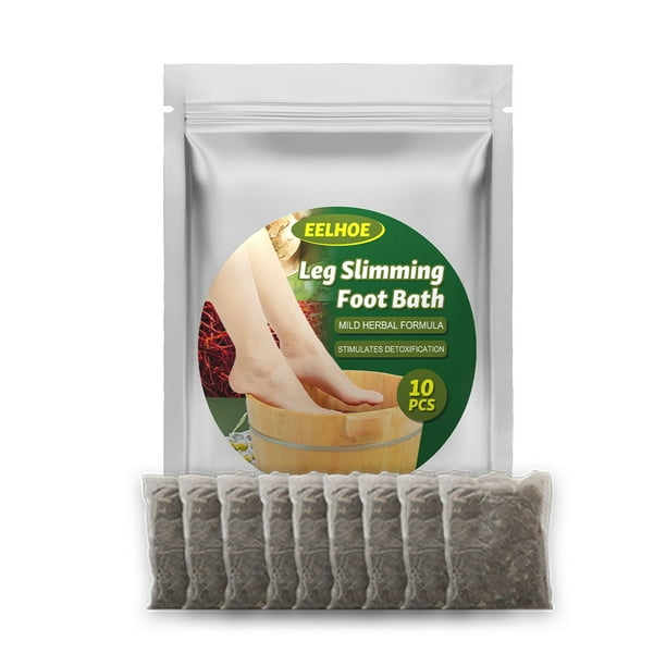 HeroNeo Lymphatic Drainage Ginger Foot Soak,Leg Slimming Foot Bath,Wormwood Foot Bath Bag