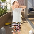 thumbnail image 5 of Aztec Geometric Abstract Pattern Athletic Shorts Breathable with Comfort Fit Drawstring Casual Sweatshorts X-Small, 5 of 9