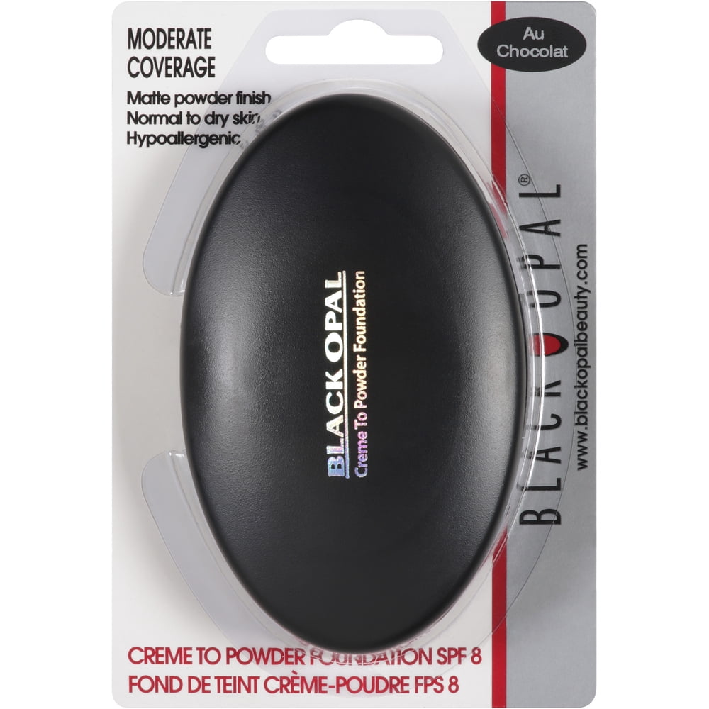 Black Opal Creme to Powder Foundation, Au Chocolate, SPF 8, 0.32 Fl. Oz