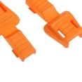 thumbnail image 2 of koolsoo 10 Pcs Zip Zipper Loop Cord End Lock Plastic Bungee Cord End Stopper Orange, 2 of 7