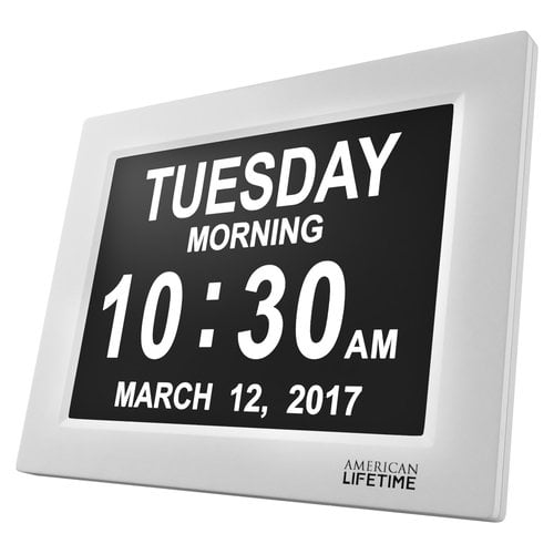 Extra Large Impaired Vision Day Clock American Lifetime Newest Version 