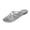 Silver, variant on Womens Flat Sandals Braided Criss Cross Strap Slip-On Thong Sandals Comfort Summer Travel Beach Flip-Flops, Black Size 5.5