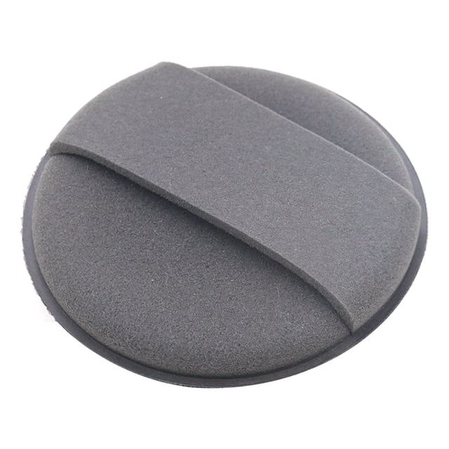 Aplicador De Cera De Microfibra Reutilizable Para Coche, Almohadilla De Pulido De Cera Redonda, Aplicador De Cera Portátil Para Coche, Esponja De Espuma Para Pulido Y Encerado De Coche Vogacara VI002698-00