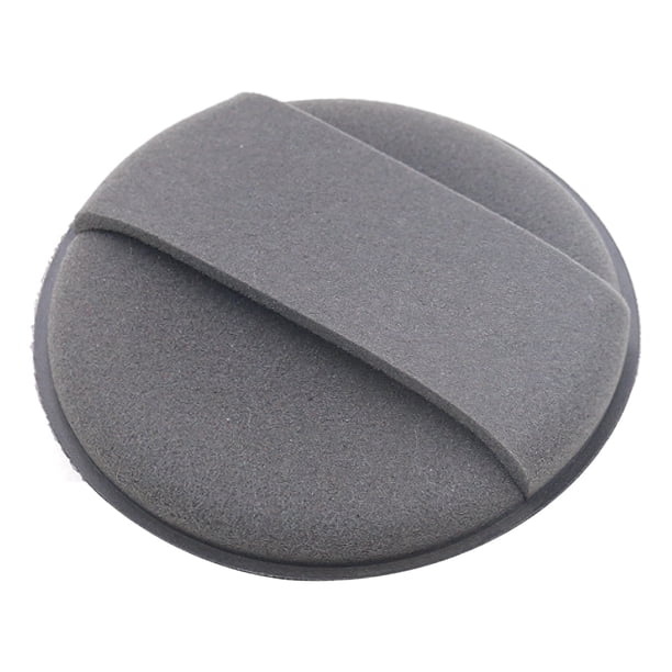 Aplicador De Cera De Microfibra Reutilizable Para Coche, Almohadilla De Pulido De Cera Redonda, Aplicador De Cera Portátil Para Coche, Esponja De Espuma Para Pulido Y Encerado De Coche Vogacara VI002698-00