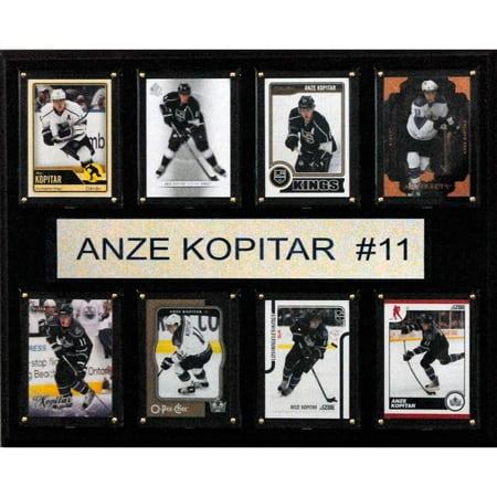 - C&I Collectables NHL 12x15 Anze Kopitar Los Angeles Kings 8-Card Plaque