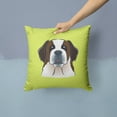 thumbnail image 2 of Dog Face Checkerboard Design Fabric Decorative Pillow, 2 of 4