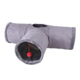 thumbnail image 1 of TISHITA Cat Tunnel Tube Pet Interactive Toy Collapsible Hole Play Puppy Rabbits Gray, 1 of 8