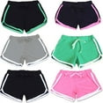 thumbnail image 4 of MesaSe Fast Drying Drawstring Women Shorts Casual Color Block Elastic Waist Short Pants, 4 of 6