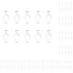 thumbnail image 1 of Matsuzay 10 ganchos para azulejos de techo de acero inoxidable, fácil instalación sin deformación, letrero colgante para oficina, aula Techo F5 10Conjunto, 1 of 6