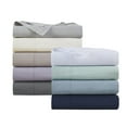 thumbnail image 4 of Comfort Classics 200 Thread Count Relaxed Cotton Percale Sheet Set, Aqua, Cal King, 4 of 5