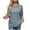 Blue, variant on Fashion Pullover Hoodies for Women Trendy Plus Size Solid Color Raglan Sweater Hooded Sweater Long Sleeve Top Sweater Sweatshirt