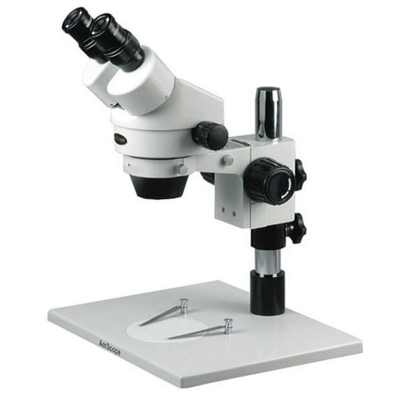 AmScope 3.5X-45X Stereo Inspection Microscope with Super Large Stand New