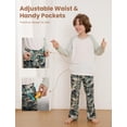 thumbnail image 3 of Pantalones de Pijama para Niños PATPAT Camuflaje de Dinosaurios Talla 9-10, 3 of 7