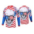 thumbnail image 3 of Camiseta deportiva de manga larga de secado rápido para ciclismo de montaña, camiseta de motocross, camiseta de descenso blanca, 3 of 5