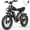 20inch-PEAK 3000W-52V 40AH-35MPH, variant on Ridstar Electric Bike for Adults,Peak 1500W 30MPH,48V 15.6Ah Electric Bicycle,Full Suspension Mountain Bike UL2849