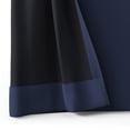 thumbnail image 5 of Mainstays Kids Navy Blue Solid Blackout Rod Pocket with Back Tabs Curtain Panel Pair, Set of 2, 30" W x 84" L, 5 of 8