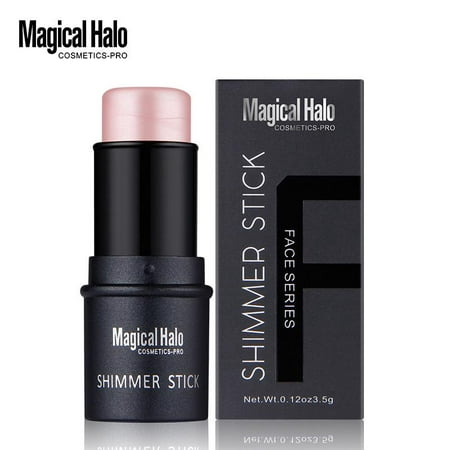 Lv. life 2Colors Magical Halo Highlighter Stick Powder Highlighting Brightening Facial Makeup Cosmetic, Highlighter,