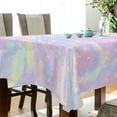 thumbnail image 3 of GZHJMY Unbreakable Square Tablecloths with Dust and Wrinkle Resistance-54x72In,Bright Colours Wedding Kitchen Picnic Buffet Holiday Party Decoration, 3 of 7
