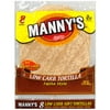 Mannys Products Mannys Low Carb Tortillas, 8 ea
