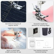 BRC Multifunctional Tabletop Mini Sewing Machine, 14 Thread Twin Needle