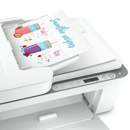 HP - DeskJet 4155e Wireless All-In-One Inkjet Printer with 3 months of Instant Ink Included with HP+ - White