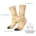 thumbnail image 2 of Yiaed Scandinavian Style Hygge Print Great elasticity Crew Socks Sports socks for Men and Women, 2 of 5
