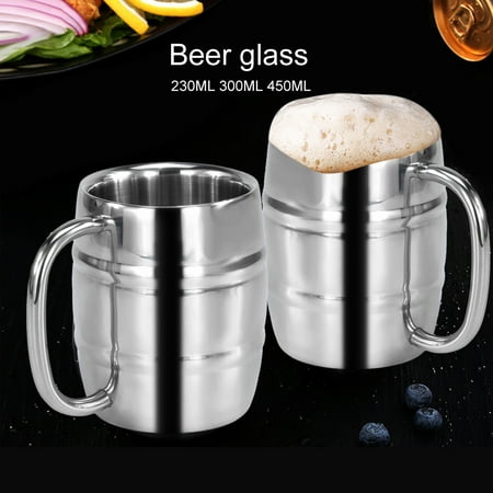 

Archer 230/300/450ml Double-Layer Portable Stainless Steel Coffee Beer Mug Drinking Cup