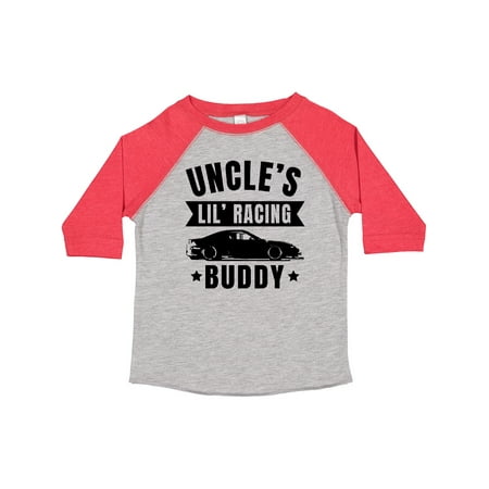 

Inktastic Uncles Lil Racing Buddy Gift Toddler Boy or Toddler Girl T-Shirt