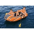 thumbnail image 2 of Bestway 61062E H2OGO! Kondor 2000 77 x 45 Inch Inflatable Water Raft Boat with 2 Oars, Orange, 2 of 9